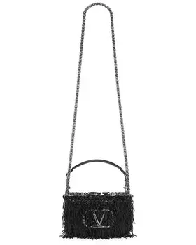 Маленькая сумка через плечо Loco Valentino Garavani, цвет Jet & Nero