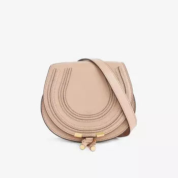 Маленькая сумка через плечо Marcie из хлопковой смеси Chloe, бежевый