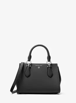 Маленькая сумка через плечо Marilyn из сафьяновой кожи Michael Kors, черный