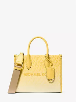 Маленькая сумка через плечо Mirella с фирменным логотипом и эффектом омбре Michael Kors, желтый