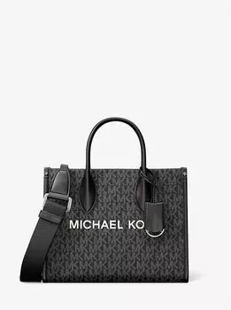 Маленькая сумка через плечо Mirella с фирменным логотипом Michael Kors, черный