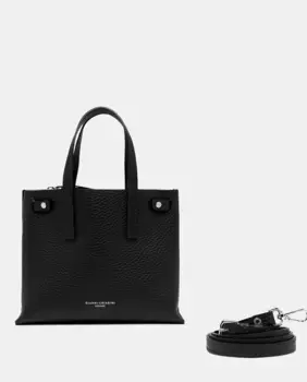 Маленькая сумка через плечо, модель Altea, комбинированная из кожи Gianni Chiarini, черный