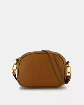 Маленькая сумка через плечо на молнии Tintoretto, коричневый