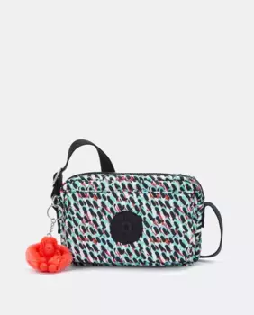 Маленькая сумка через плечо на молнии Kipling, мультиколор