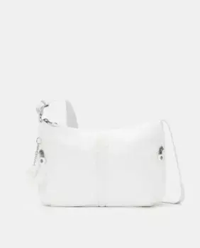Маленькая сумка через плечо на молнии Kipling, белый