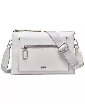 Маленькая сумка через плечо Nala DKNY, серый