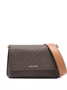 Маленькая сумка через плечо Nessa с монограммой Michael Michael Kors, коричневый