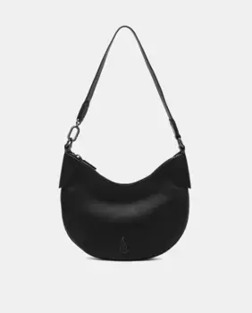 Маленькая сумка через плечо Oceans Diary из черной кожи Abbacino, черный