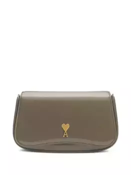 Маленькая сумка через плечо Paris Paris AMI Paris, зеленый