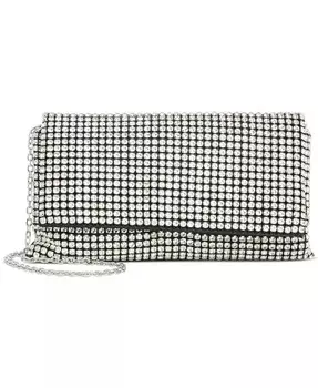 Маленькая сумка через плечо Prudence с ромбовидной сеткой I.N.C. International Concepts, черный