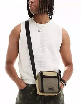 Маленькая сумка через плечо Pull&Bear цвета хаки