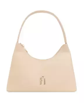 Маленькая сумка через плечо с бриллиантами Furla, бежевый