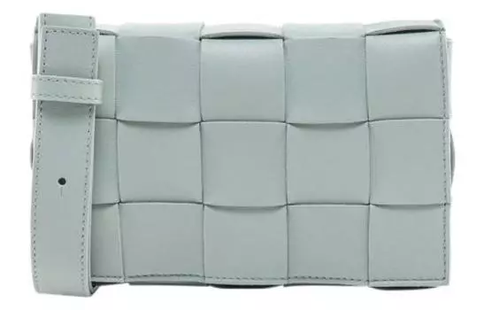 Маленькая сумка через плечо с кассетой Intreccio Raintree Bottega Veneta