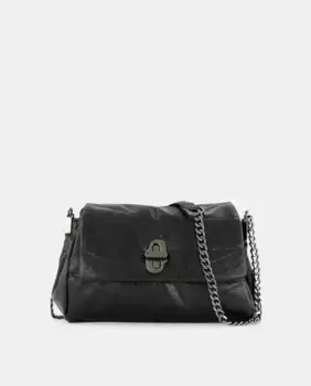 Маленькая сумка через плечо с клапаном Tintoretto, черный