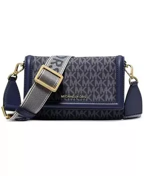 Маленькая сумка через плечо с логотипом Jet Set Michael Kors, синий