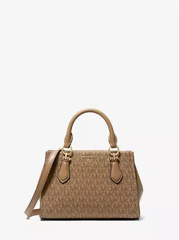 Маленькая сумка через плечо с логотипом Marilyn Michael Kors, коричневый