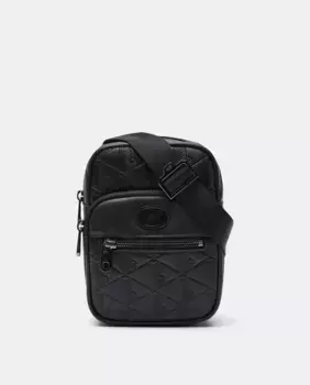 Маленькая сумка через плечо с монограммой Lacoste, черный