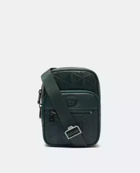 Маленькая сумка через плечо с монограммой Lacoste, зеленый