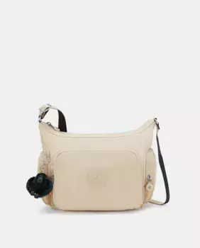 Маленькая сумка через плечо (с регулируемой ручкой) Kipling, бежевый
