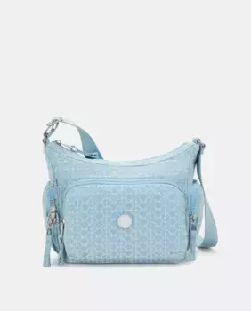 Маленькая сумка через плечо (с регулируемой ручкой) Kipling, голубой