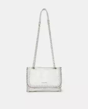 Маленькая сумка через плечо с ручкой-цепочкой Tintoretto, серебрянный