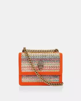 Маленькая сумка через плечо Shoreditch из разноцветного смешанного материала с ручкой-цепочкой Kurt Geiger, мультиколор