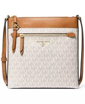 Маленькая сумка через плечо Michael Kors, бежевый