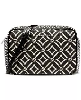 Маленькая сумка через плечо signature jet set east west Michael Kors, мульти