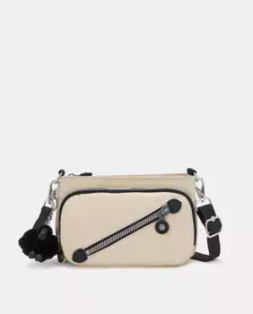 Маленькая сумка через плечо (со съемным ремнем через плечо) Kipling, бежевый