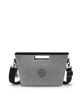 Маленькая сумка через плечо (со съемной ручкой) Kipling, серебряный