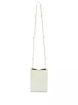 Маленькая сумка через плечо Tangle JIL SANDER, белый