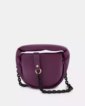 Маленькая сумка через плечо в форме полумесяца с клапаном Pepe Moll, фиолетовый