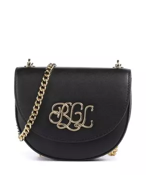 Маленькая сумка через плечо Witley из мелкозернистой яловой кожи. Lauren Ralph Lauren, черный