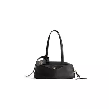Маленькая сумка для боулинга Carrie BALENCIAGA, черный