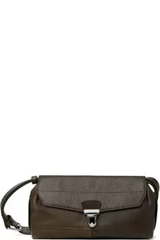 Маленькая сумка для принадлежностей цвета хаки LEMAIRE