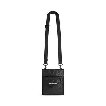 Маленькая сумка Explorer с ремешком BALENCIAGA, черный