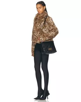 Маленькая сумка-хобо на молнии Crush Balenciaga, черный