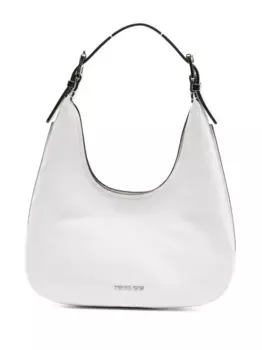 Маленькая сумка-хобо Nolita из зернистой кожи MICHAEL KORS, белый