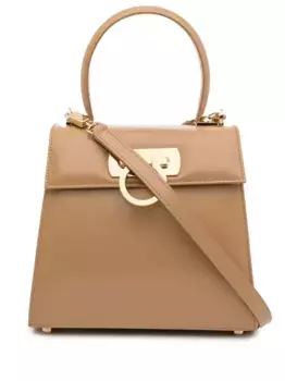 Маленькая сумка Iconic Ferragamo, коричневый