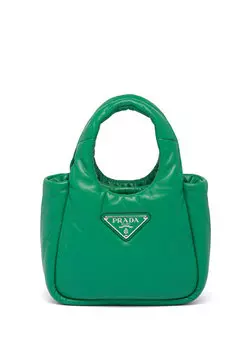 Маленькая сумка из мягкой кожи наппа с подкладкой Prada