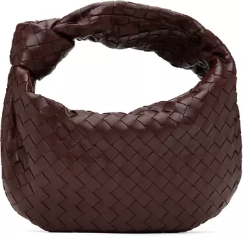 Маленькая сумка Jodie бордового цвета Bottega Veneta