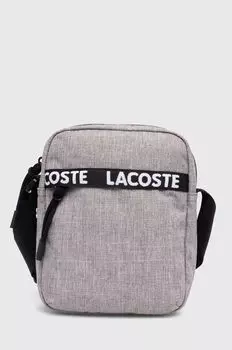 Маленькая сумка Lacoste, серый