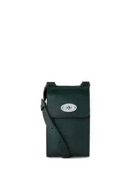 Маленькая сумка-мессенджер Antony Mulberry, зеленый