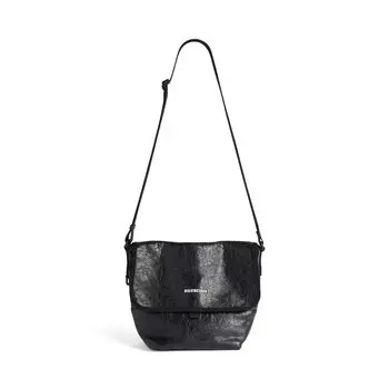 Маленькая сумка-мессенджер Explorer BALENCIAGA, черный