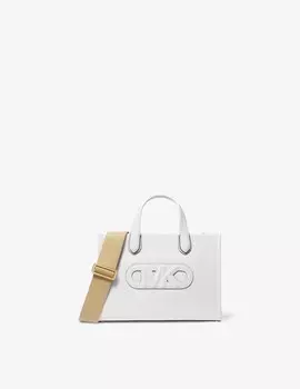 Маленькая сумка-мессенджер Gigi Michael Michael Kors, белый