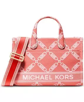 Маленькая сумка-мессенджер Gigi с логотипом Empire East West Michael Kors, оранжевый