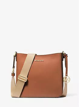 Маленькая сумка-мессенджер Jet set Travel Michael Kors, коричневый