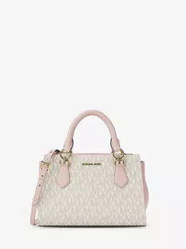 Маленькая сумка-мессенджер с фирменным логотипом Мэрилин Michael Kors, розовый