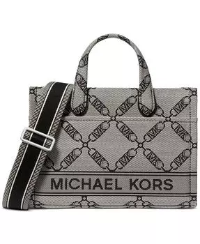 Маленькая сумка-мессенджер с логотипом Gigi East West Michael Kors, черный
