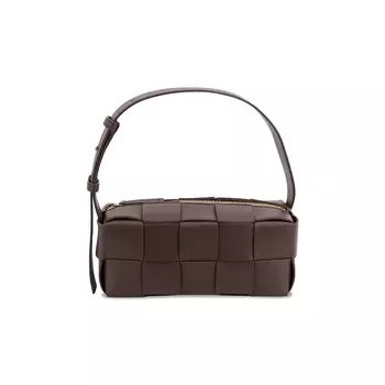 Маленькая сумка на плечо Bottega Veneta Brick, Светло-коричневый/золотой